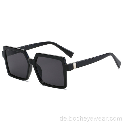 Neue europäische und amerikanische Retro-Sonnenbrille für Männer und Frauen Gelee-Sonnenbrille mit großem Rahmen Street Shooting Sonnenbrille s